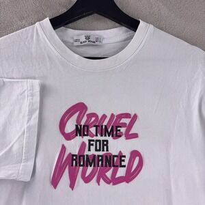 Black Bear T Shirt Mens Size Small White Cruel World Graphic Designer